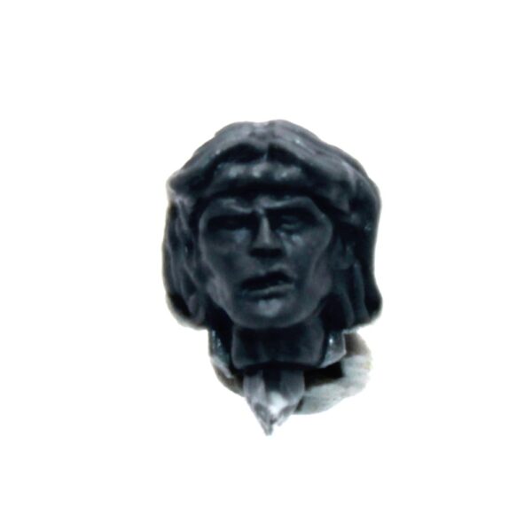 Knight of the Realm Bare Head with Long Hair and Torc